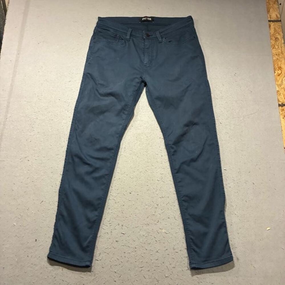 DU/ER N2X Slim Fit Pants Mens 33x30 Blue Mountain Biking Hiking Gorpcore